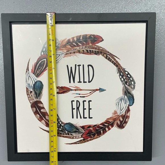 11” x 11” Wild & Free Art - Picture 3 of 6